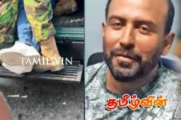 பொரளை மலர்சாலையில் அஞ்சலிக்காக வைக்கப்பட்டுள்ள கணேமுல்ல சஞ்சீவவின் உடல்