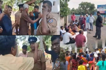 தையிட்டி சிவன் ஆலயத்தில் பொங்கலிட்டு வழிபட்டவர்களுடன் காவல்துறையினர் முரண்பாடு