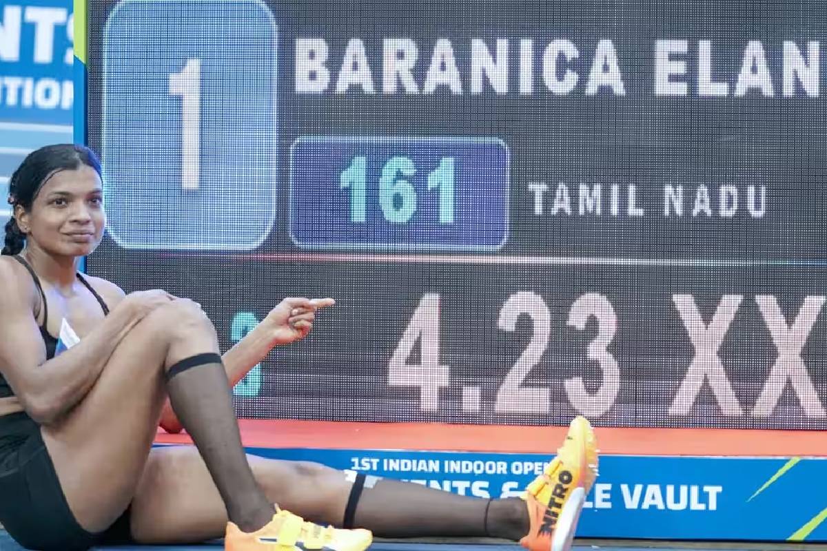 போல் வால்ட் விளையாட்டில் இந்தியாவிற்கு முதல் பதக்கம் - சாதித்த தமிழ்நாட்டின் பரணிகா | Baranica Elangovan Wins Bronze At Pole Vault