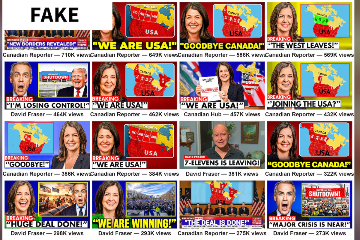 கனடாவில் போலி யூடியூப் காணொளிகளால் ஏற்பட்ட சர்ச்சை | Co Ordinated Network Of Fake Youtube Channels