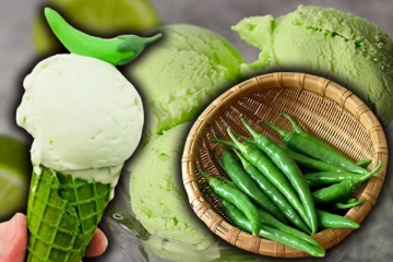 இலங்கையில் பச்சை மிளகாய் ஐஸ்கிரீம் உற்பத்தி