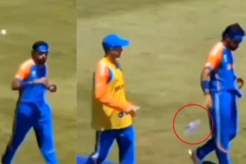 அப்படி என்ன ஒரு Attitude!! பாட்டில கையில் கூட கொடுக்க முடியாத - கில்லை உதாசீனப்படுத்திய ஹர்திக்!!