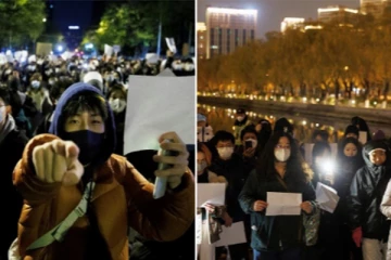 லாக்டவுன்: திக்குமுக்காடும் சீனா - தெருக்களில் இறங்கி மக்கள் போராட்டம்!