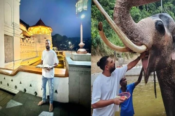 இந்திய அணியின் கிரிக்கெட் பிரபலம் இலங்கைக்கு விஜயம்