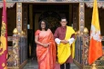 අග්‍රාමාත්‍ය හරිනි සහ භූතානයේ වංචුක් රජු අතර හමුවක්