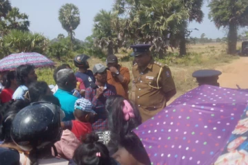 காணி குத்தகைக்கு எதிர்ப்பு; கன்னியாவில் மக்கள் ஆர்ப்பாட்டம்