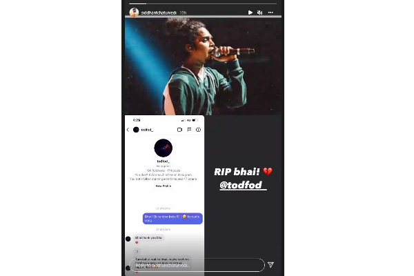 கல்லி பாய் பட ராப் பாடகர் 24 வயதில் மரணம்! சினிமா நட்சத்திரங்கள் அதிர்ச்சி | Gully Boy Rapper Mc Tod Fod Dies 24 Reason Unknown