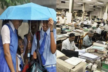 தொடரும் கனமழை - பள்ளி கல்லூரிகளுடன் அரசு அலுவலகங்களுக்கும் நாளை விடுமுறை