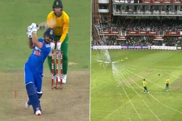 சிக்ஸர் அடித்து கண்ணாடியை நொறுக்கிய ரிங்கு சிங்.., 'SORRY' சொல்லி கூலாக பதில்