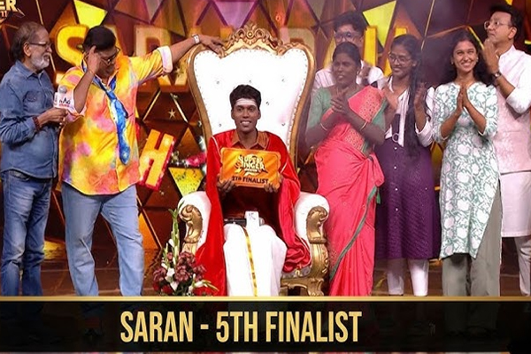 Super Singer 11: சூப்பர்சிங்கரில் ஐந்தாவது ஃபைனலிஸ்டாக சென்றது யார்? அரங்கமே கண்ணீரில் ஆழ்ந்த தருணம் | Super Singer 11 Fifth Finalist Saran Raja Crying