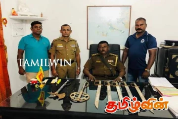 யாழில் மறைத்து வைக்கப்பட்டிருந்த கூரிய ஆயுதங்கள் மீட்பு