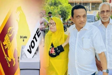 வாக்குப்பதிவினை மேற்கொண்ட ஹரீஸ் எம்.பி