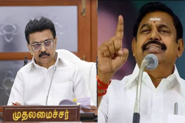 MK Stalin - Edappadi palanisamy