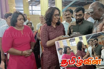 இந்துக்களின் முறைப்படி பூஜை வழிபாடுகளில் கலந்துகொண்ட பிரதமர் ஹரிணி