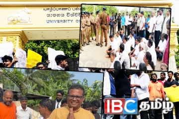 அறவழிப் போராட்டங்களை வன்முறையால் அடக்கும் பேரினவாத அரசின் நடவடிக்கை