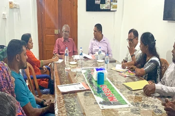 மன்னாரில் காணிகளை சட்டவிரோதமாக சுவீகரிக்கும் நிறுவனங்கள் தொடர்பில் கலந்துரையாடல்