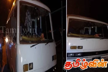 யாழில் தென்னிலங்கை சுற்றுலா பயணிகளின் பேருந்து மீது தாக்குதல்