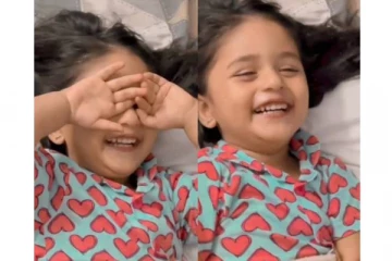 ‘என்ன அழகு...’ குலுங்கி குலுங்கி சிரித்த சிறுமி - ரசிக்க வைக்கும் வீடியோ