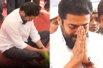 'அண்ணன் முகத்த பார்க்க முடியல' - விஜயகாந்த் நினைவிடத்தில் தேம்பி அழுத நடிகர் சூர்யா!