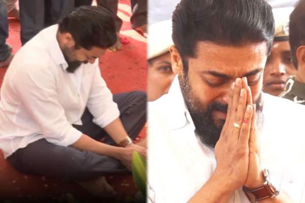 'அண்ணன் முகத்த பார்க்க முடியல' - விஜயகாந்த் நினைவிடத்தில் தேம்பி அழுத நடிகர் சூர்யா! - தமிழ்நாடு