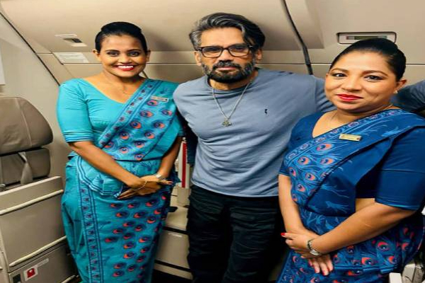 இலங்கைக்கு வருகை தந்துள்ள சூப்பர் ஸ்டார் ரஜினி பட நடிகர்! | Rajini Movie Actor Suniel Shetty Visit Sri Lanka