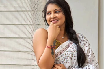 நடிகை ரச்சிதா மஹாலக்ஷ்மி சேலையில் அழகிய போட்டோஷூட்