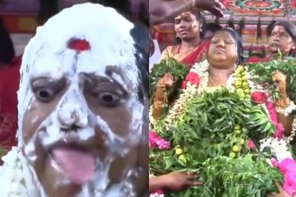 பெண் சாமியாரின் அசிங்கமான செயல்! திடீர்னு சாமியாக மாறி பேரதிர்ச்சி கொடுத்த காட்சி | Viral Video News