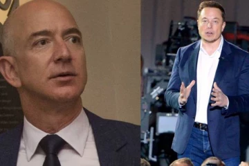 நீ இப்போ நம்பர் 2..! உலக பணக்காரர் அமேசான் நிறுவனரை சீண்டும் வகையில் எலான் மாஸ்க் அனுப்பும் பரிசு?