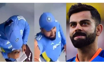 நான் விராட் கோலியின் பெரிய ரசிகை.. சட்டென்று ரோஹித் சர்மா கொடுத்த ரியாக்‌ஷன்- வீடியோ வைரல் !