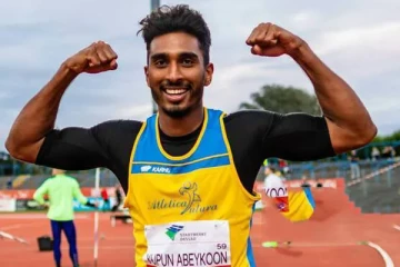 தேசிய சாதனை படைத்துள்ள இலங்கை வீரர் யுபுன் அபேகோன்