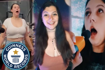 ஏப்பம் விட்டு கின்னஸ் சாதனை படைத்த பெண் - மோட்டார் சைக்கிளின் சத்தத்தை விட அதிகமாம்!