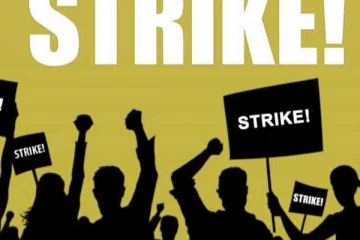 රාජ්‍ය සේවකයින් පිරිසක් වැඩවර්ජනයක..