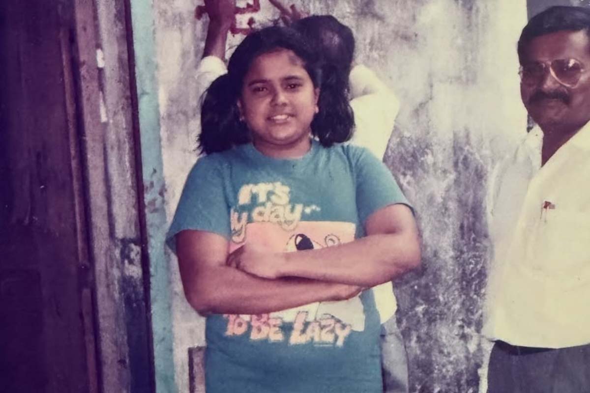 குழந்தையாக இருக்கும் இந்த நடிகை யார் தெரியுமா? | Actress Sameera Reddy Childhood Photo Viral