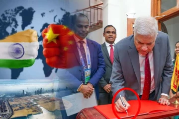 சீனாவில் வைத்து ஒப்பந்தமான சிறிலங்கா: நேரில் சென்று கைச்சாத்திட்ட ரணில்(படங்கள்)