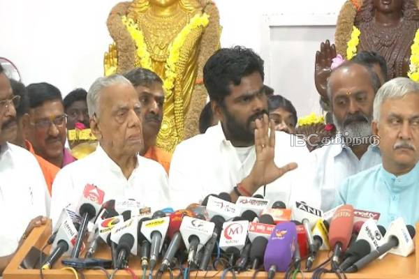 Annamalai threatened journalists Annamalai threatened journalists