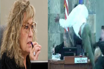 அமெரிக்காவில் தீர்ப்பை வாசிக்கும் நீதிபதி மீது தாக்குதல்