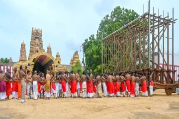 வரலாற்று சிறப்பு மிக்க நல்லூர் கந்தனுக்கு புதிய சப்பரபீடம்!