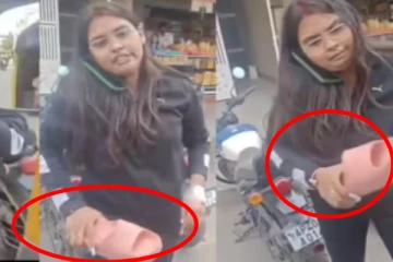 முச்சக்கரவண்டி சாரதியை பாதணியால் தாக்கிய பெண்; காலில் விழுந்து மன்னிப்பு!