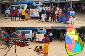 டெங்கு நோயைக் கட்டுப்படுத்தும் நோக்கில் அச்சுவேலியில் தெருவெளி நாடகம்