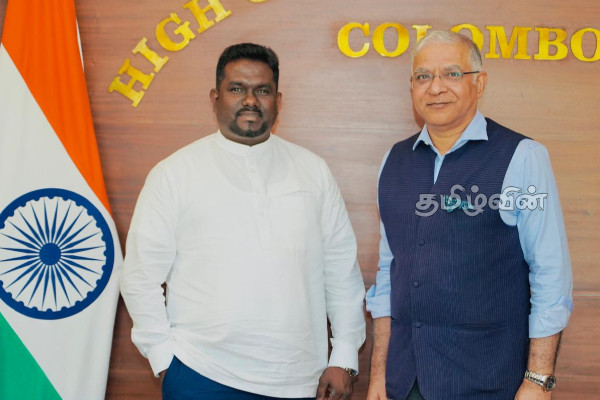இந்திய உயர்ஸ்தானிகருடன் பிரதியமைச்சர் பிரதீப் சந்திப்பு | Minister Pradeep Meets Indian High Commissioner