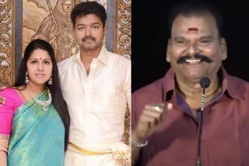 பிரபல நடிகருடன் இணைத்து விஜய் மனைவியை பற்றி பொது மேடையில் பேசினாரா பயில்வான்..