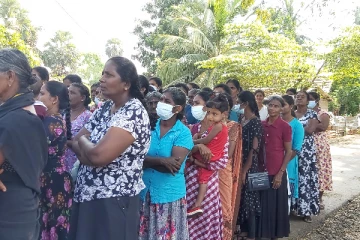 இராசேந்திரங்குளம் சமுர்த்தி உத்தியோகத்தரின் இடமாற்றத்தை கண்டித்து ஆர்ப்பாட்டம்