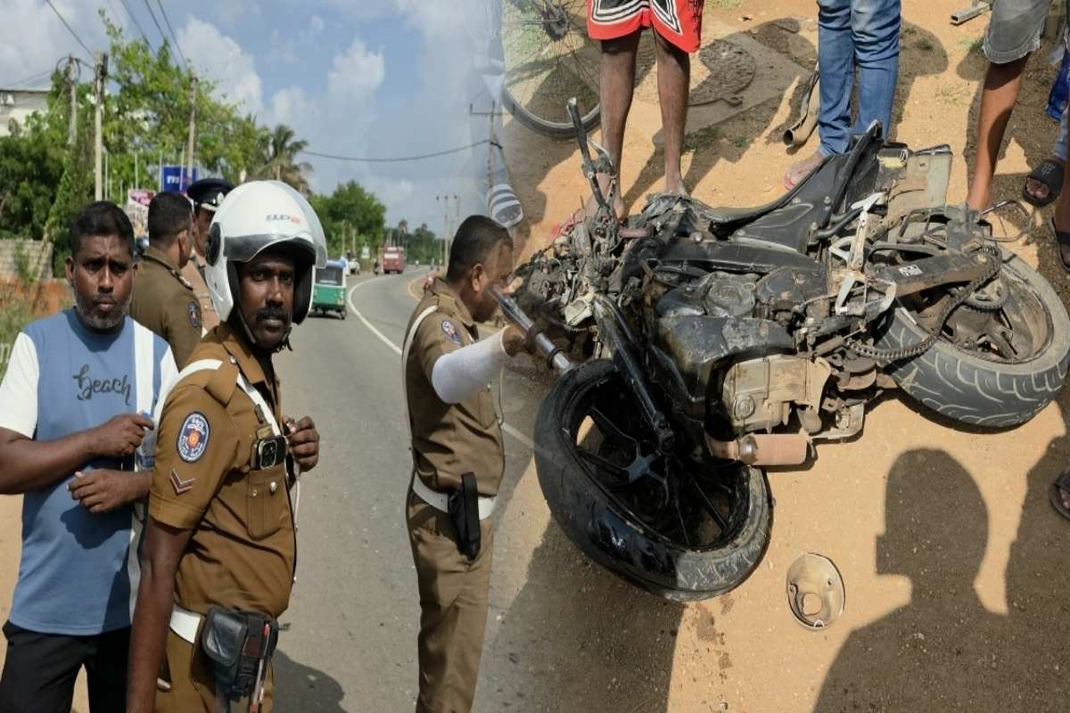 யாழில் இன்று கோர விபத்தில் இரு இளைஞர்கள் ஸ்தலத்தில் பலி | Two Youths Killed On The Spot Accident In Jaffna