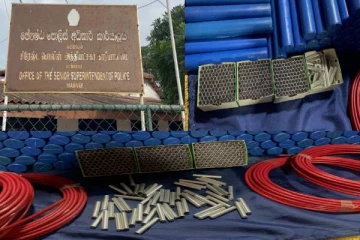 மன்னாரில் ஜெனட்னைட் (டைனமெட்) குச்சிகள் மற்றும் டெட்னேட்டருடன் ஒருவர் கைது(படங்கள்)