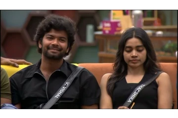 பிக்பாஸில் எவிக்ட் ஆவதற்கு முன் காதலனுக்கு பரிசு கொடுத்துவிட்டு வந்த தர்ஷிகா..