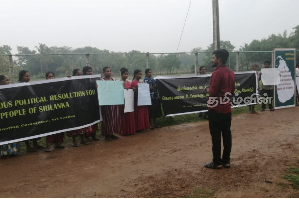 முல்லைத்தீவில் கொட்டும் மழையிலும் 100 நாள் செயல் முனைவு(Photos) | Action Even In The Pouring Rain In Mullaitivi