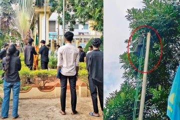 யாழ். பல்கலையில் பறக்கவிடப்பட்ட கறுப்புக்கொடி விவகாரம்! மாணவர்களுக்கு சட்டத்தரணி மணிவண்ணன் ஆதரவு