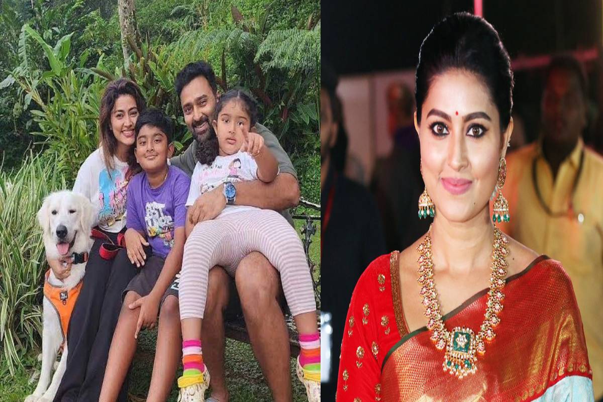 44 வயதிலும் குறையாத இளமை... மஞ்சள் நிற உடையில் ஜொலிக்கும் சினேகா! | 44 Years Old Actress Sneha Yellow Attire Photos