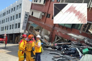 தைவானில் ரிக்டர் 6.1 சக்திவாய்ந்த நிலநடுக்கம்: வீதியில் தஞ்சமடைந்த பொதுமக்கள்