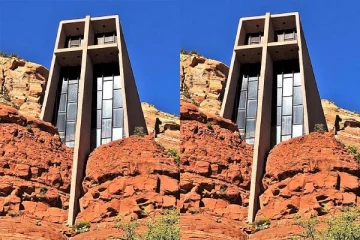 உயரமான மலையில் சிவப்பு கற்களால் கட்டப்பட்ட தேவாலயம்.., இரண்டாம் உலகப் போருடன் தொடர்பு